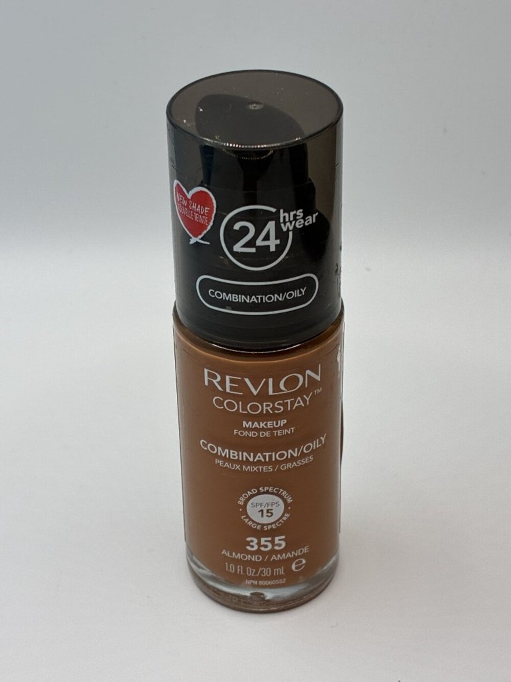 355 - Almond: Revlon ColorStay 24Hour Liquid Foundation, SPF 15, Combo/Oily Skin